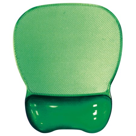AIDATA Crystal Gel Mouse Pad Wrist Rest, Green CGL003G
